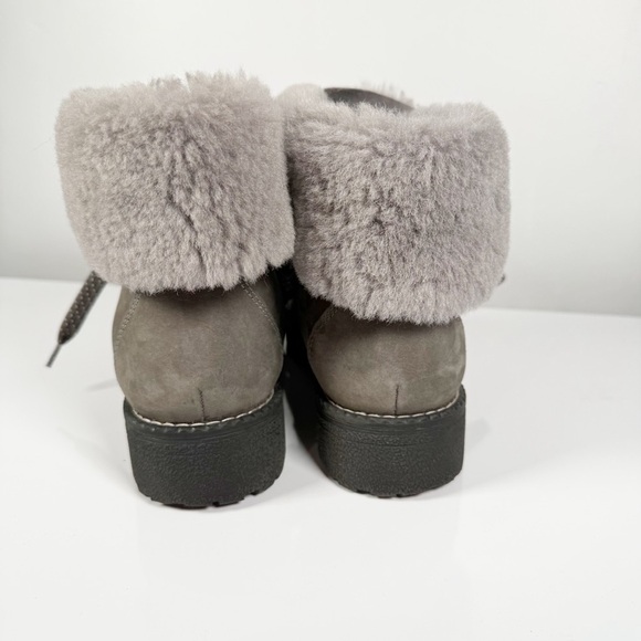J. Crew Nordic Boots Gray Suede 8M - Picture 8 of 10